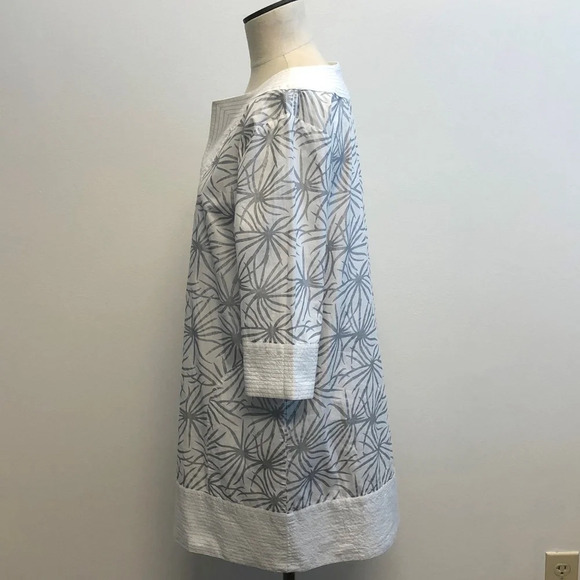 Gretchen Scott White Silver Accent Tunic Shirt - Picture 7 of 7